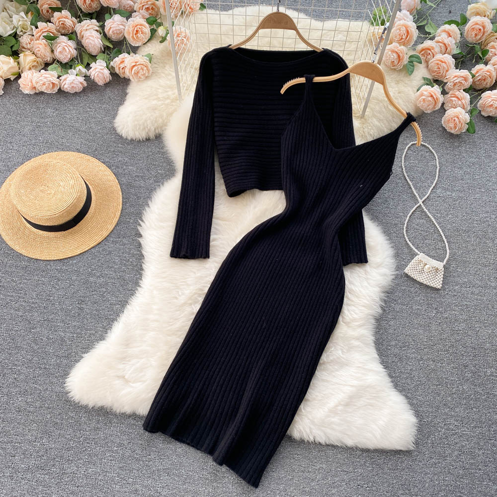 Cozy Two Piece Sweater Dress