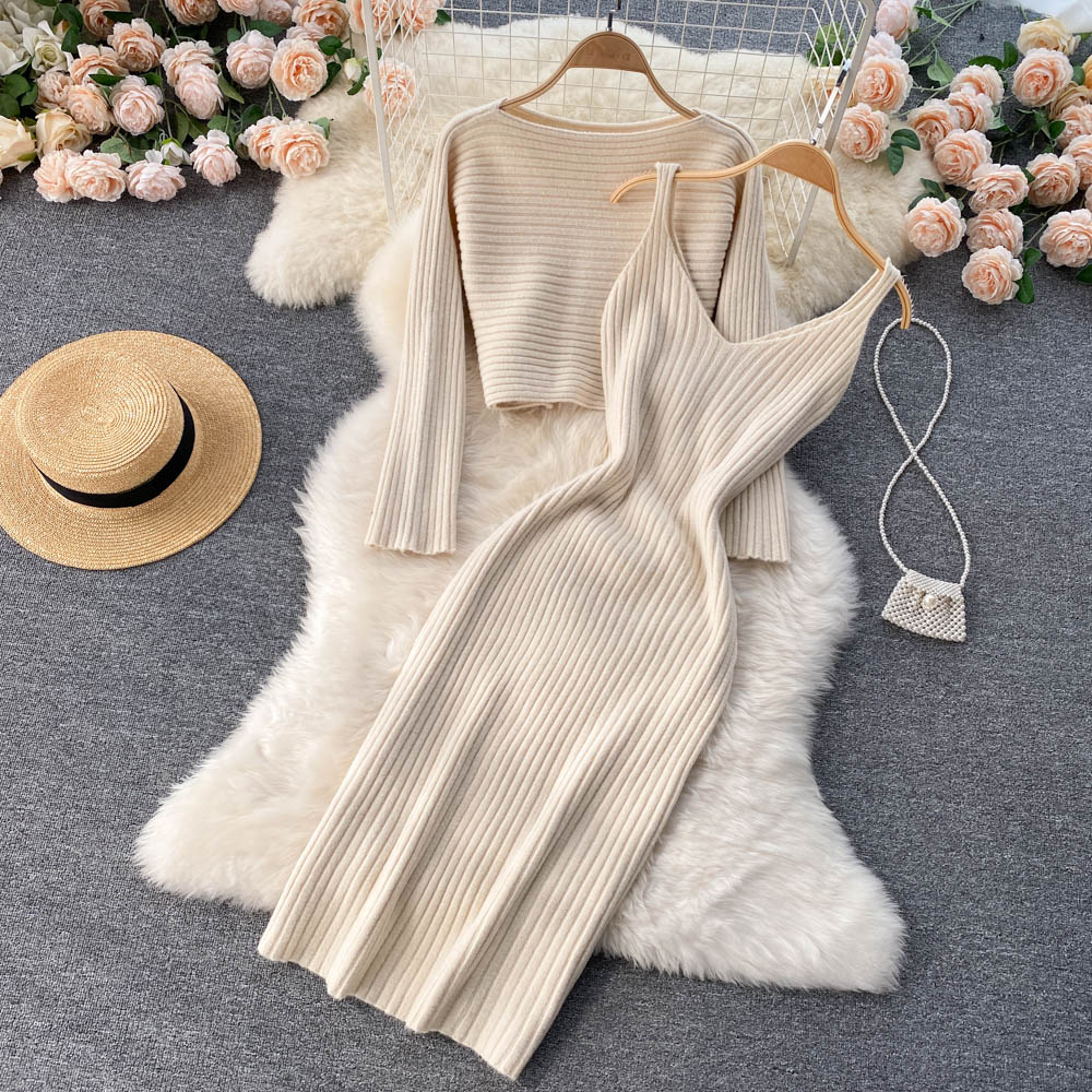 Cozy Two Piece Sweater Dress